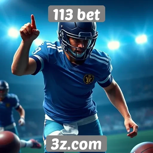 Apostas esportivas no site 113 bet atraem usuários